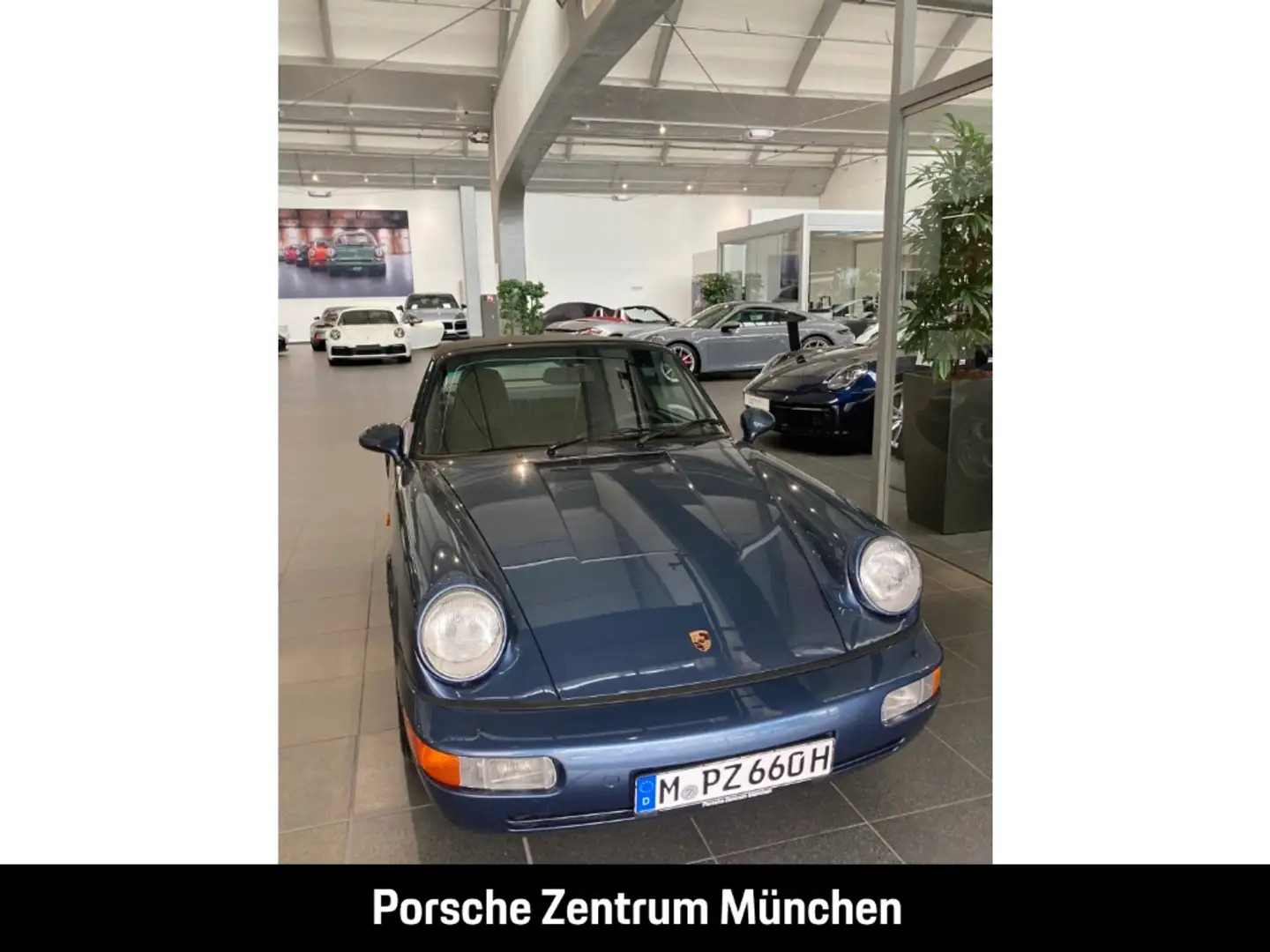 Porsche 964 911 Carrera 4 Targa Leder-blau 115.000 km Blau - 1