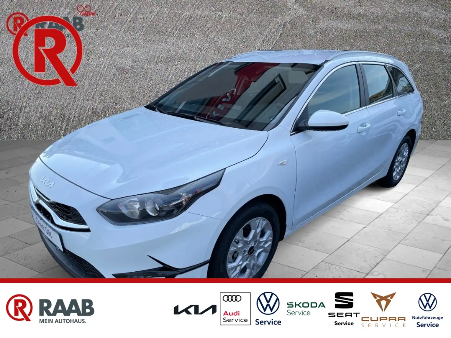Kia Ceed SW / cee'd SW Vision 1.0 T-GDI DAB Navi SHZ Spurhalteass. Lenkra Weiß - 1