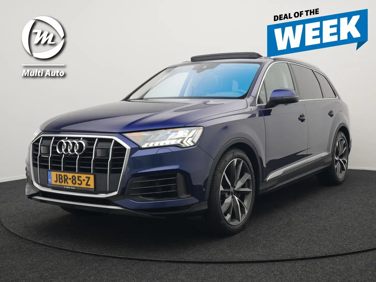 Audi Q7 55 TFSI e Quattro Pro Line Plug In Hybrid 381pk De Blauw - 1
