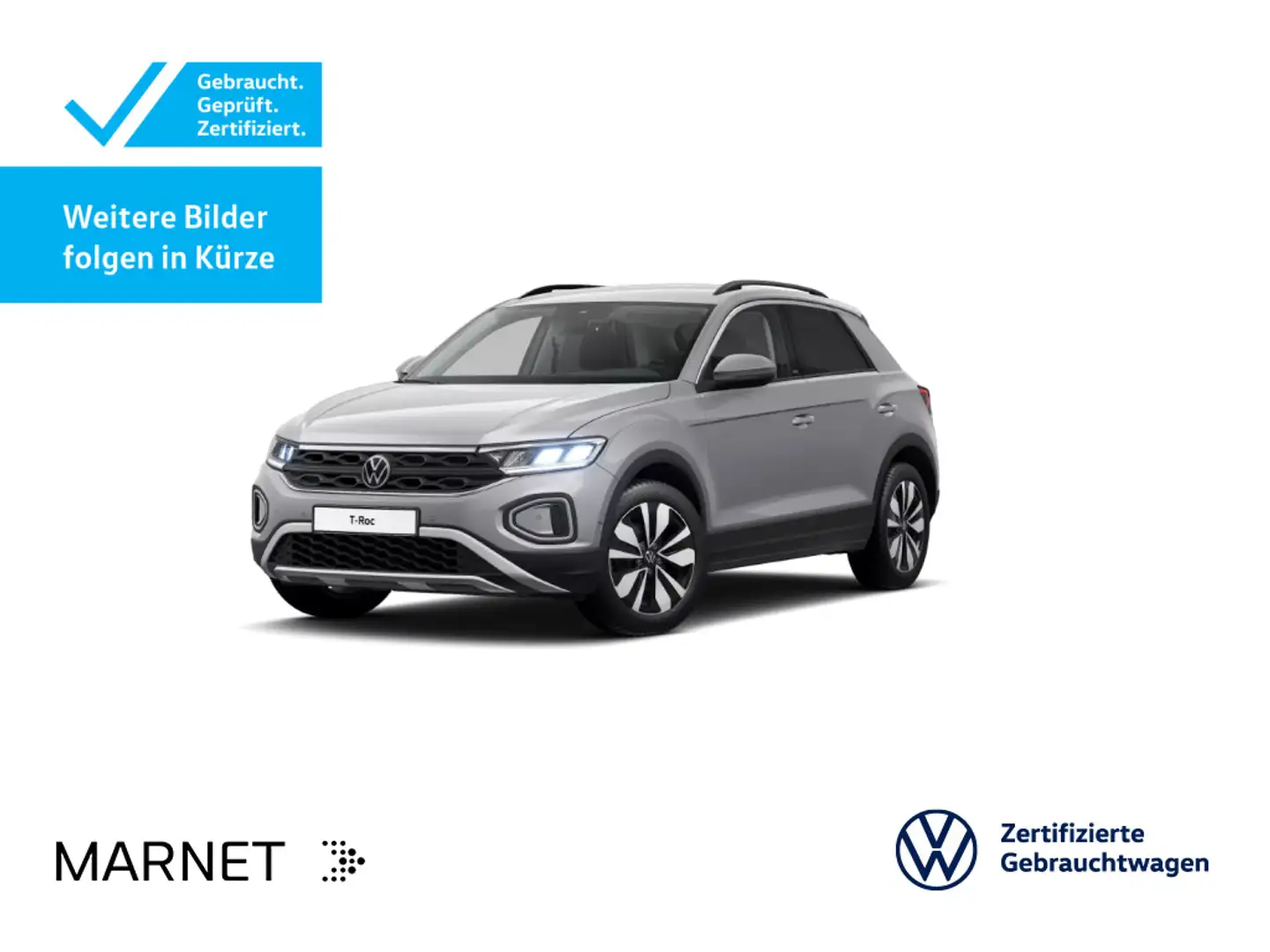 Volkswagen T-Roc MOVE 1.5 TSI DSG* Navi*Kamera*Digital*LED* Argent - 1