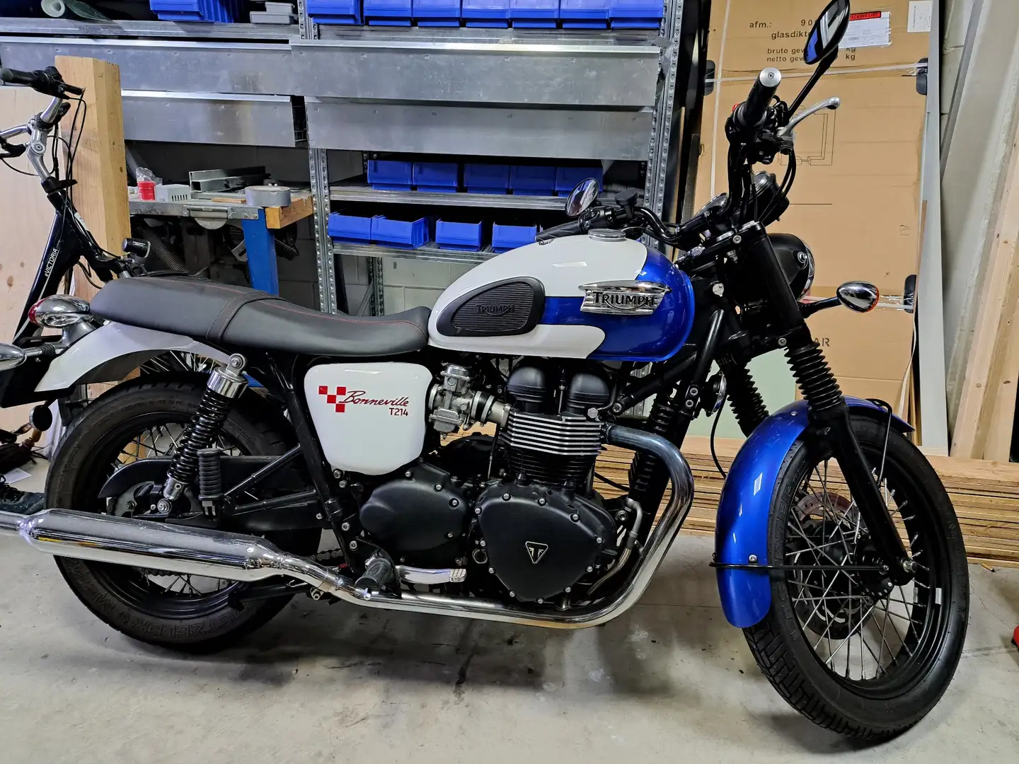 Triumph Bonneville T214 White - 1