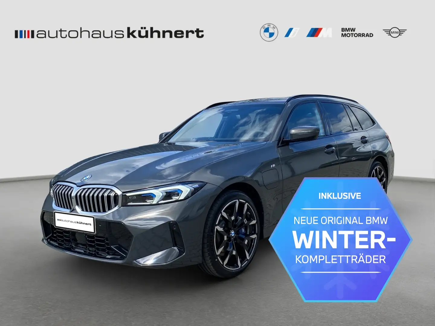 BMW 330 e xDrive Touring M-Sport AHK UPE 85.050 EUR Grau - 1