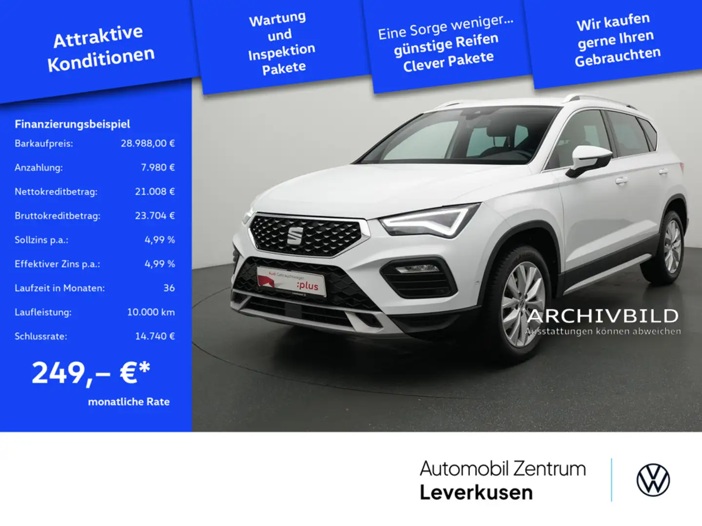 SEAT Ateca DSG NAVI ACC LED Schwarz - 1