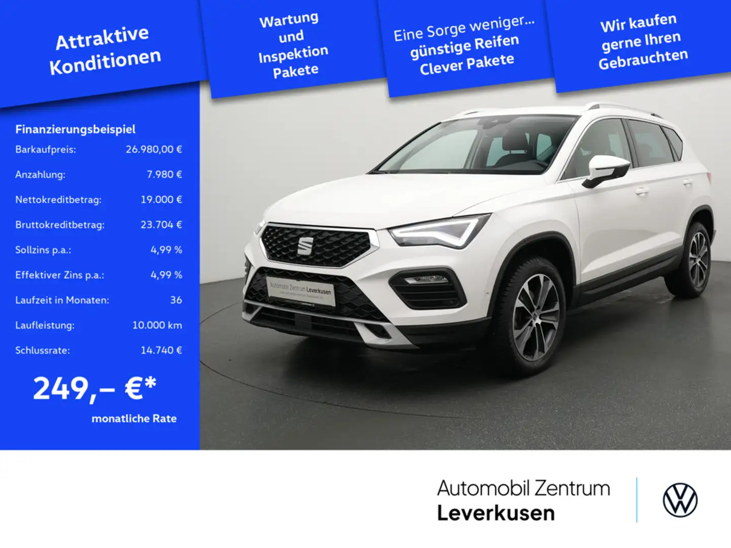 SEAT Ateca DSG NAVI ACC LED Schwarz - 1