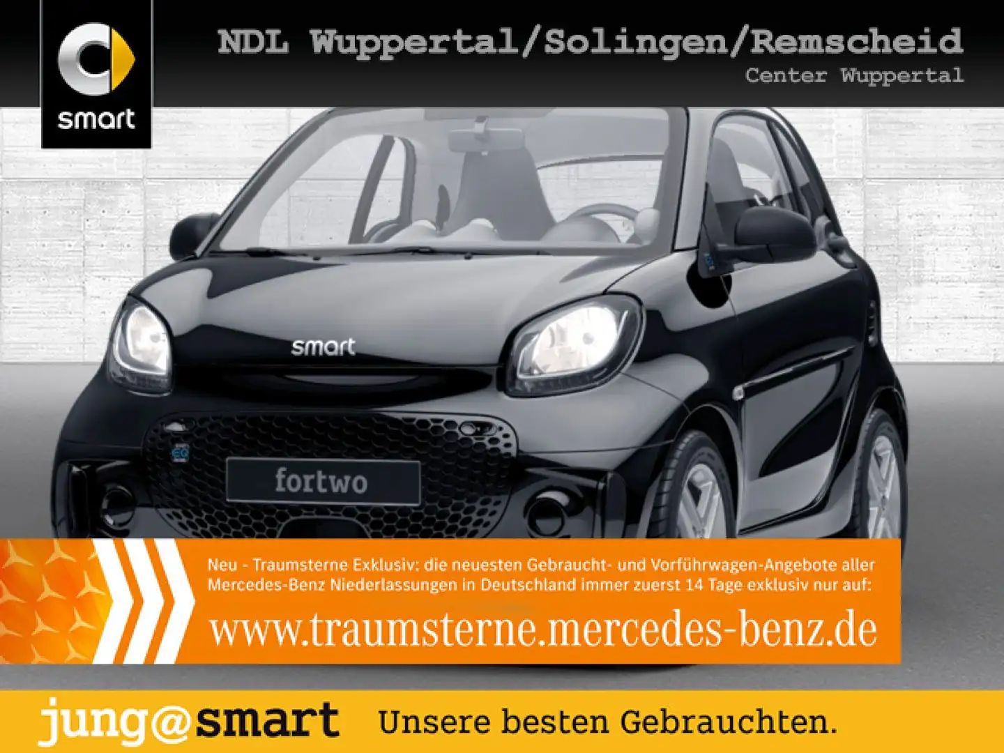 smart forTwo EQ 60kWed cool&Audio SHZ Dig Radio Tempom Schwarz - 1