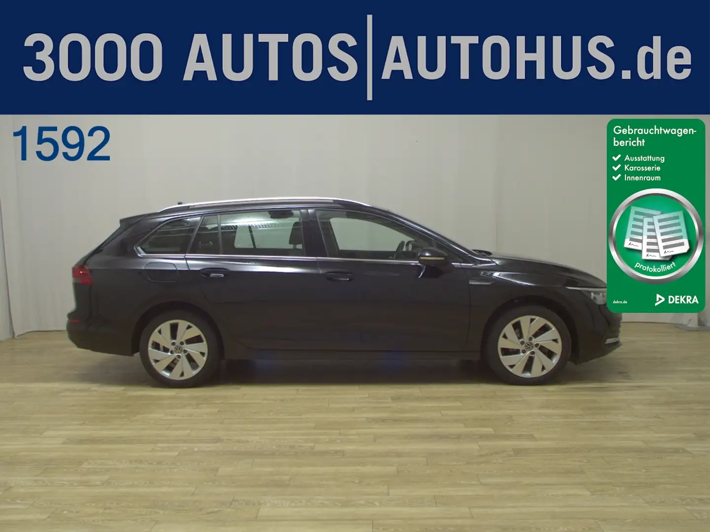 Volkswagen Golf -8 Var. 1.5 TSI Style Navi LED+ Memory ACC Schwarz - 1