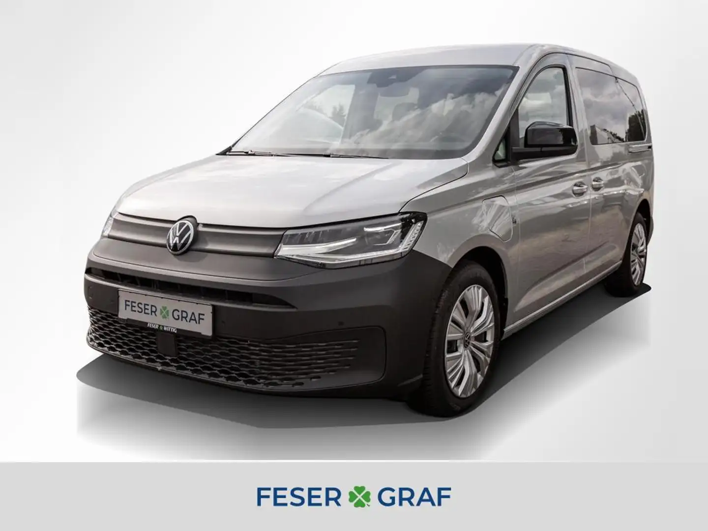 Volkswagen Caddy Maxi 1.5l eHybrid 7-Sitzer LED/App/Allwetter Plateado - 1