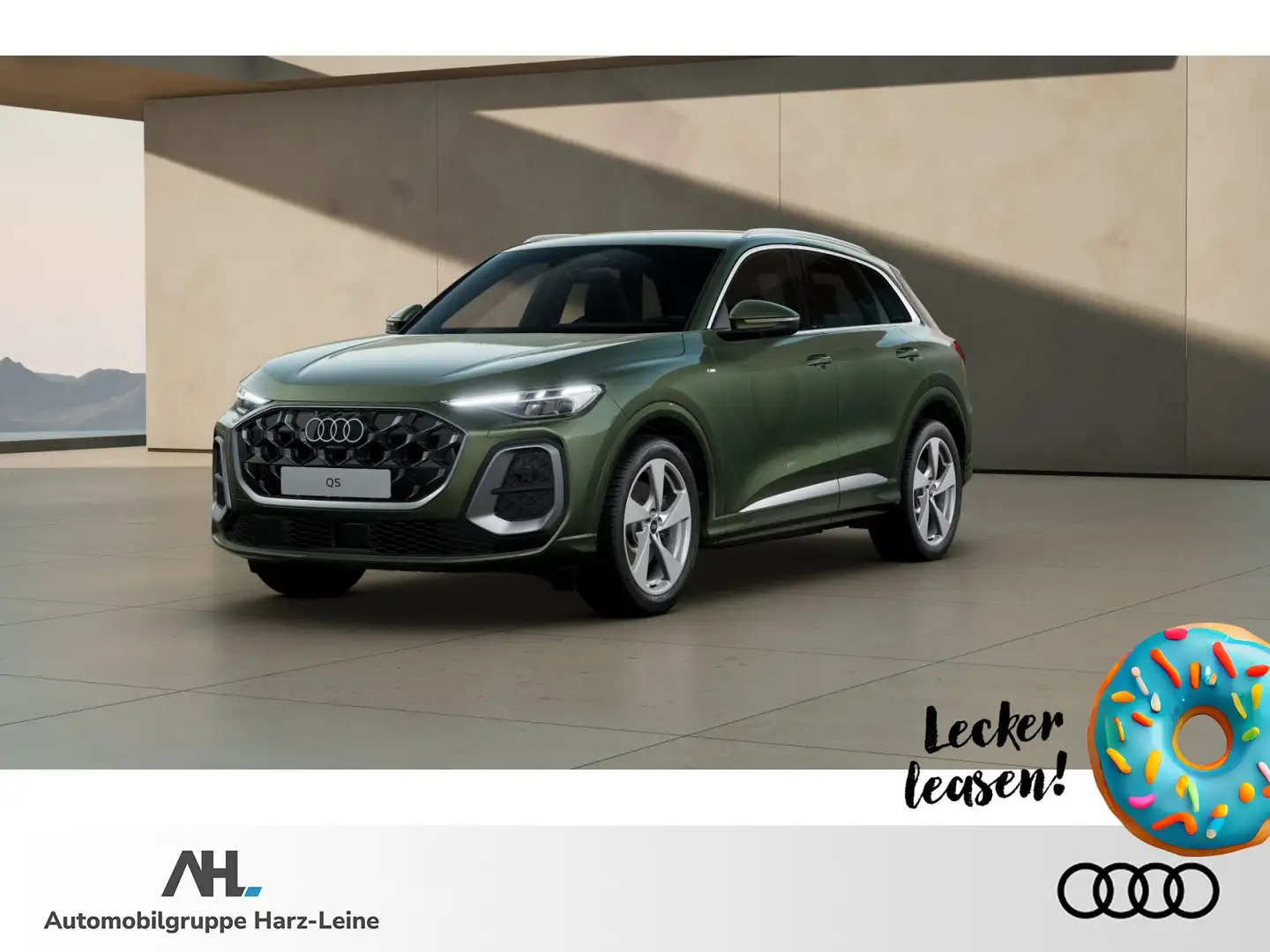 Audi Q5 TDI quattro 150 kW Luftfederung B&O HuD Grün - 1