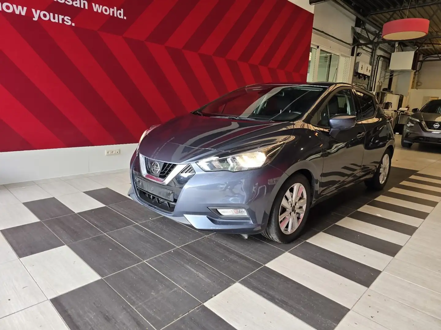 Nissan Micra N-Connecta+Cold pack+ Connect pack Gris - 2