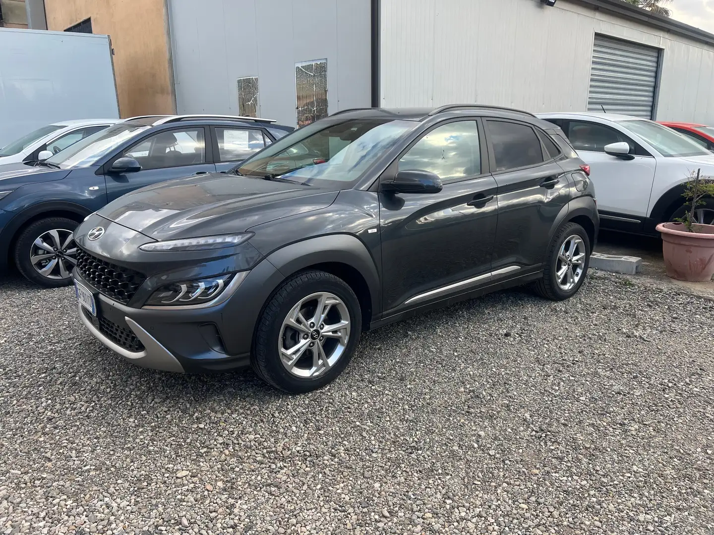 Hyundai KONA Kona I 2021 1.6 48V Xline Style Pack 2wd 136cv imt Grigio - 1