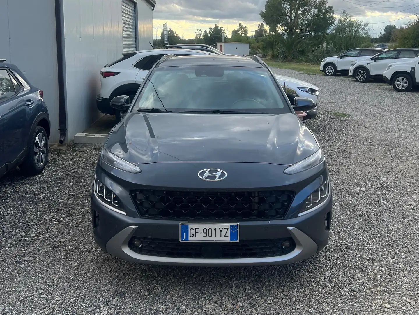 Hyundai KONA Kona I 2021 1.6 48V Xline Style Pack 2wd 136cv imt Grigio - 2