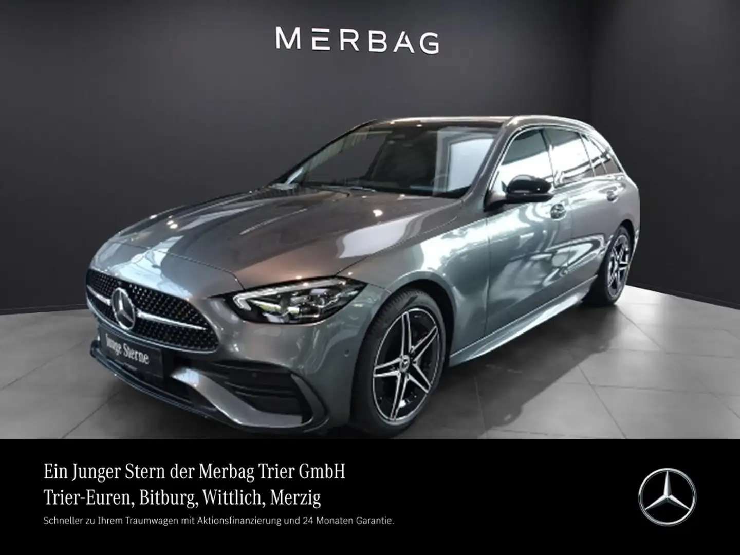 Mercedes-Benz C 220 T d *AMG Night Pano LED Totwinkel Memory Grau - 1