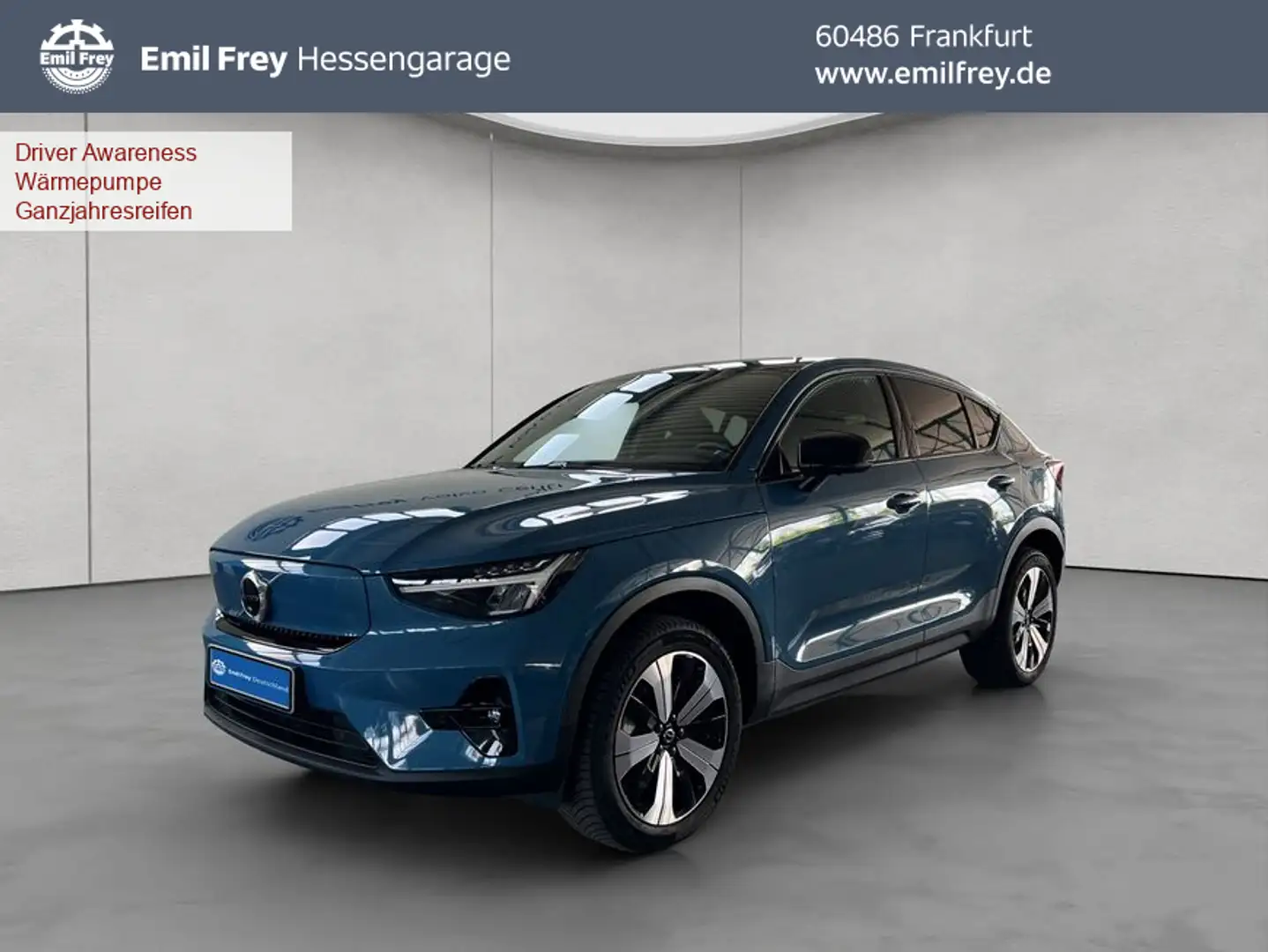 Volvo C40 Recharge Single Motor Ultimate Glasd 360° Stan Blau - 1