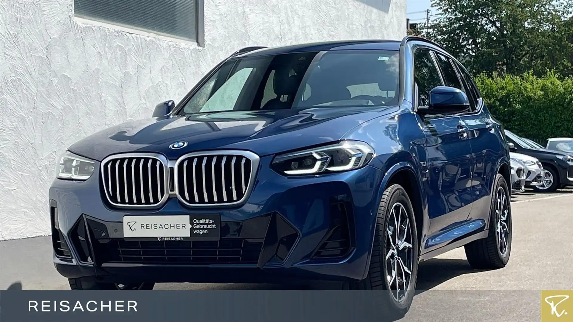 BMW X3 xDrive 30e A M-Sport,AHK,Autom Blau - 1