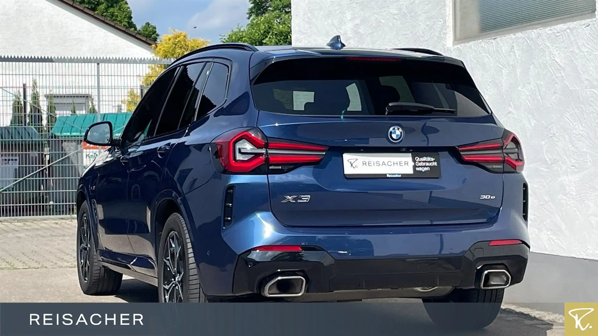 BMW X3 xDrive 30e A M-Sport,AHK,Autom Blau - 2