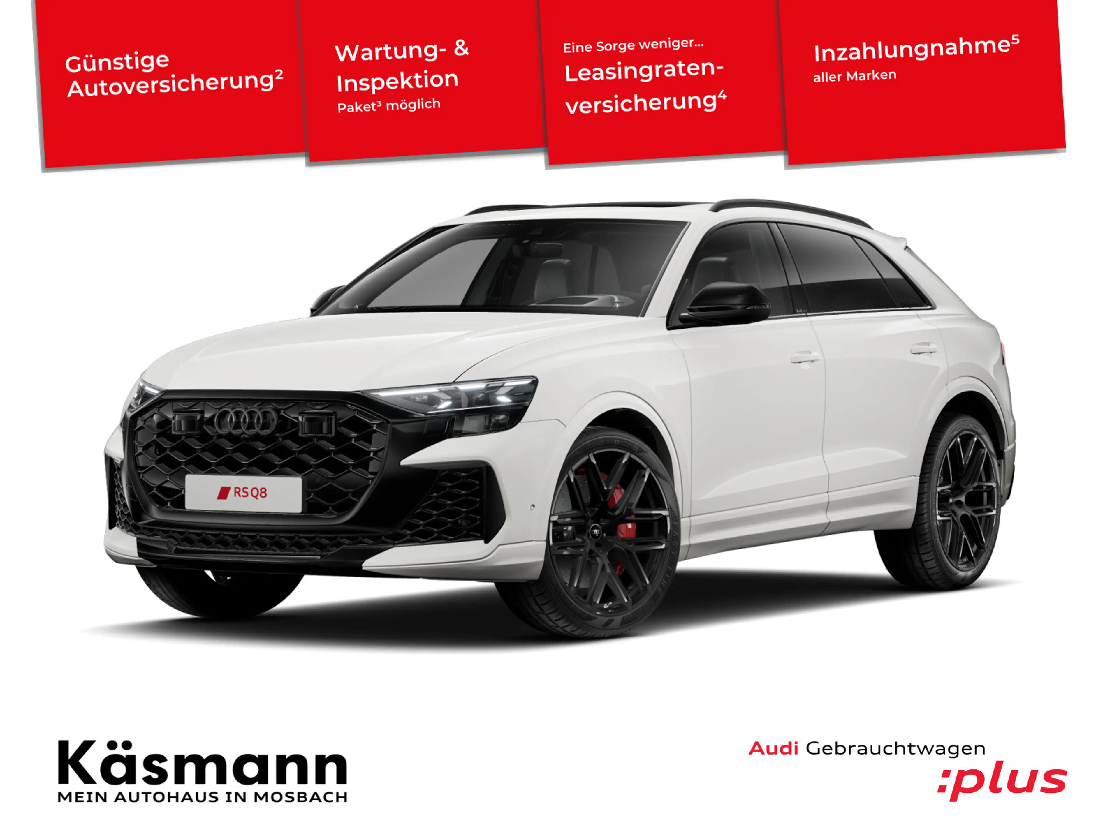 Audi RS Q8 TFSI qu RS-AGA STDHZ AHK PANO HUD NACHT B&