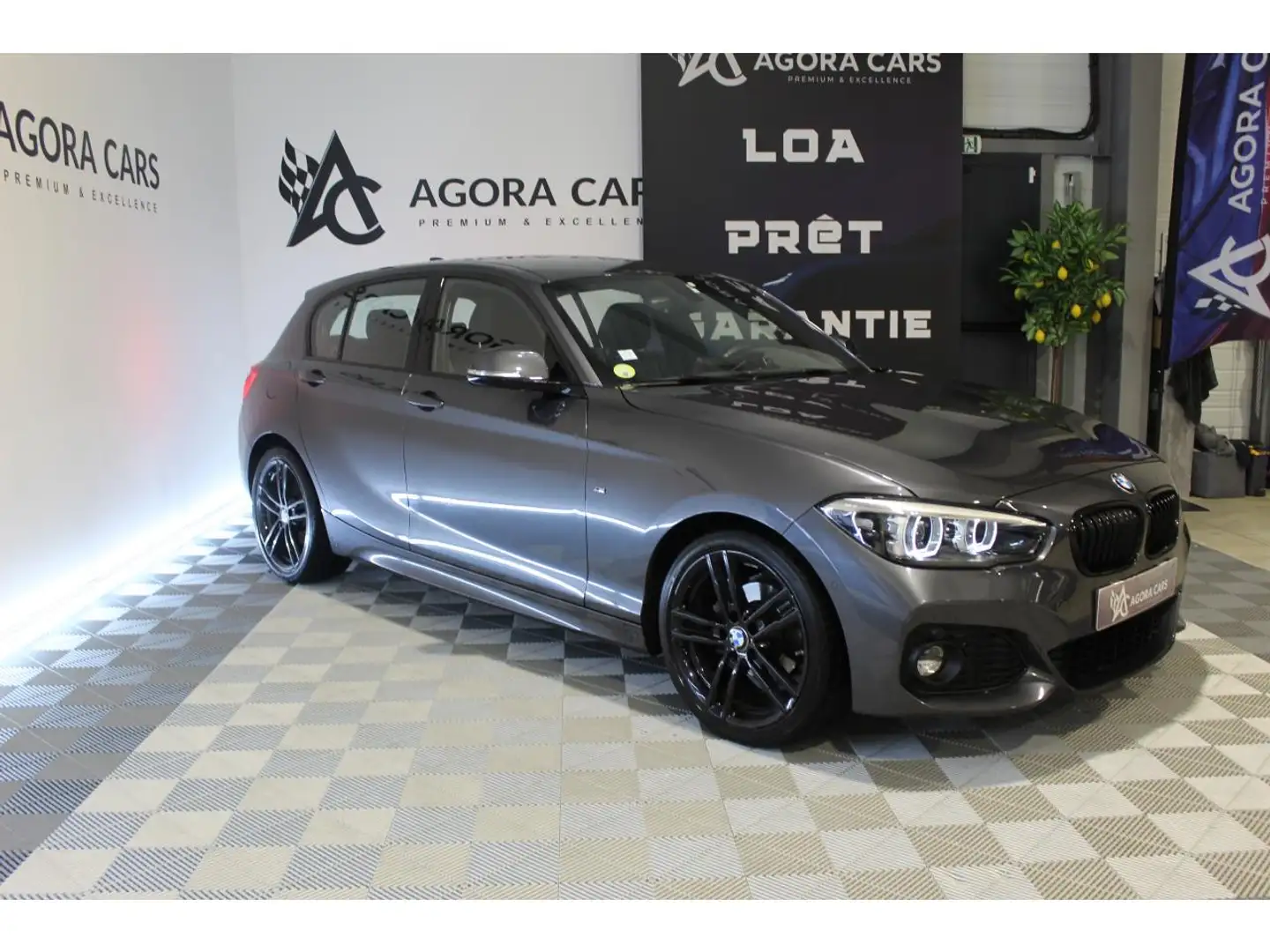 BMW 114 114d  BERLINE F20 LCI M Sport Ultimate PHASE 2 Gris - 2