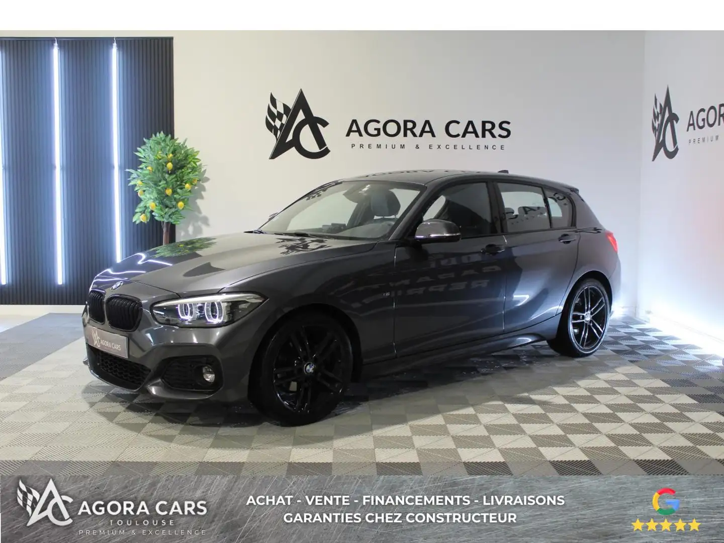 BMW 114 114d  BERLINE F20 LCI M Sport Ultimate PHASE 2 Gris - 1