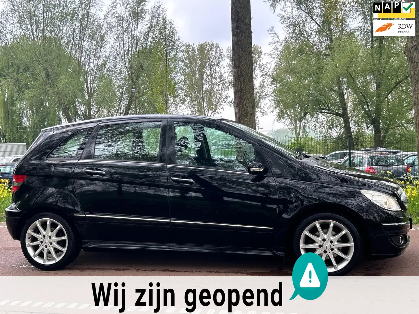 Mercedes-Benz B 170 PANORAMA!AIRCO!APK!KOOPJE! Zwart - 1