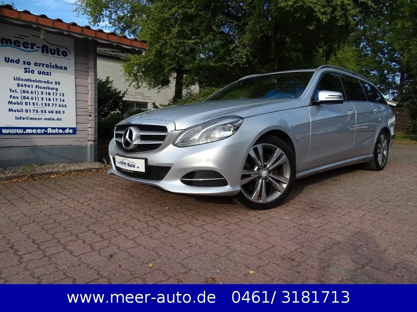 Mercedes-Benz E 350 T Avantgarde/AHK/LED/Leder/SHZ/Navi/GRA Argent - 1