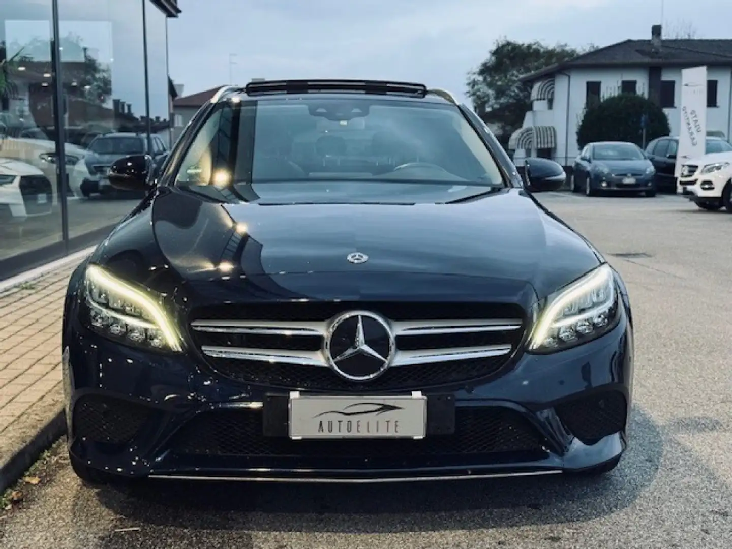 Mercedes-Benz C 200 S.W. Auto EQ-Boost Premium/TETTO PANORAMICO Blu/Azzurro - 2