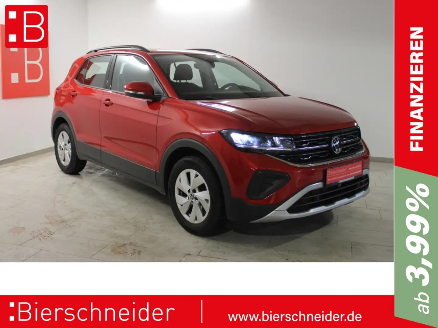 Volkswagen T-Cross 1.0 TSI DSG Life 16 AHK 5J.-Garantie Rot - 1