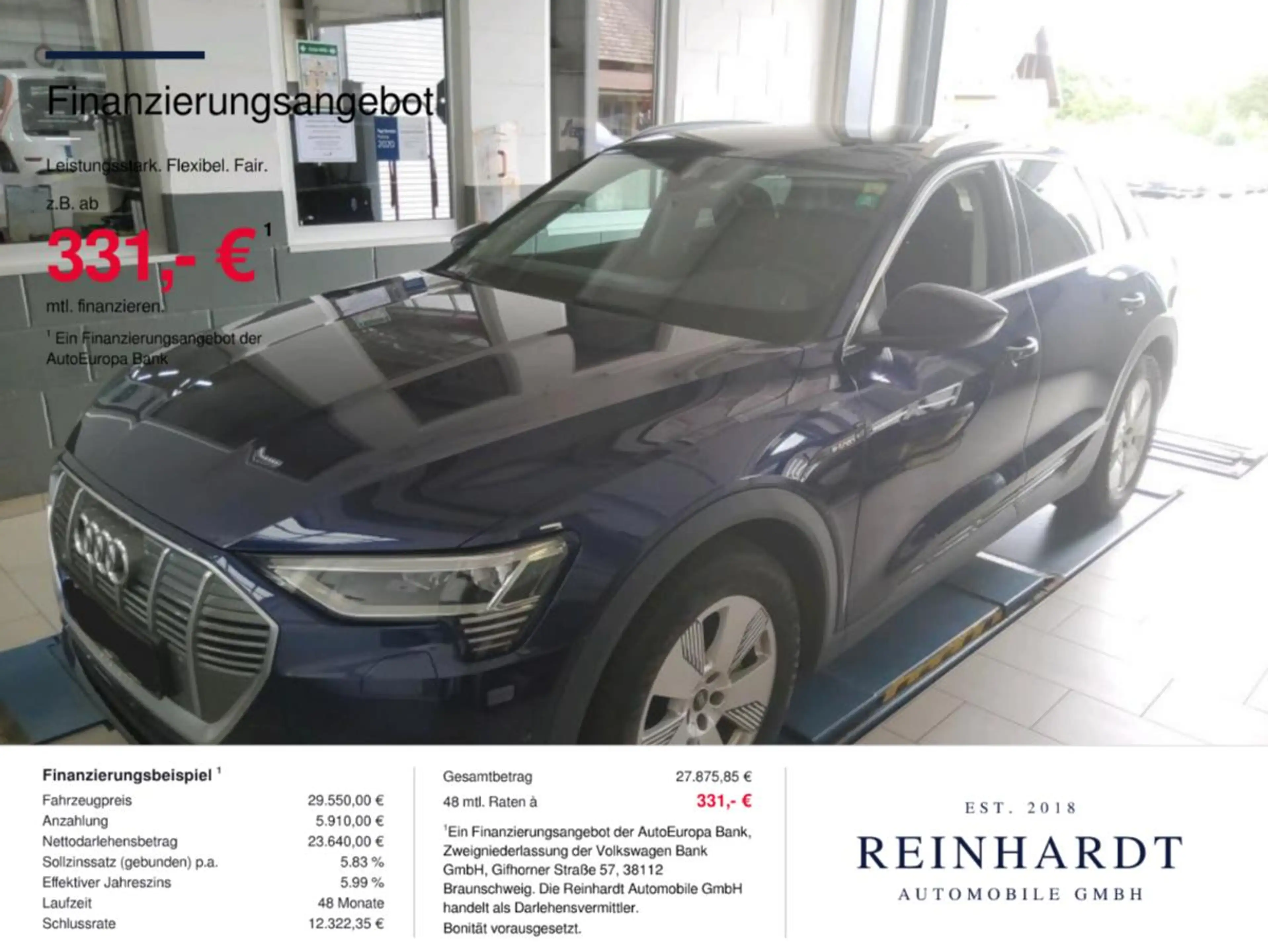 Audi e-tron 55 QUATTRO LED/ACC/AHK/NAVI/DAB/AIR-SUS