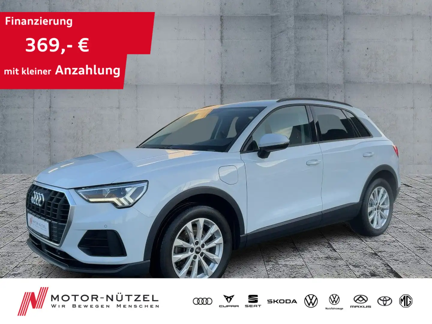 Audi Q3 45 TFSI e S-TR LED+NAVI+PDC+GRA+SHZ+AHK+18"LM Weiß - 1