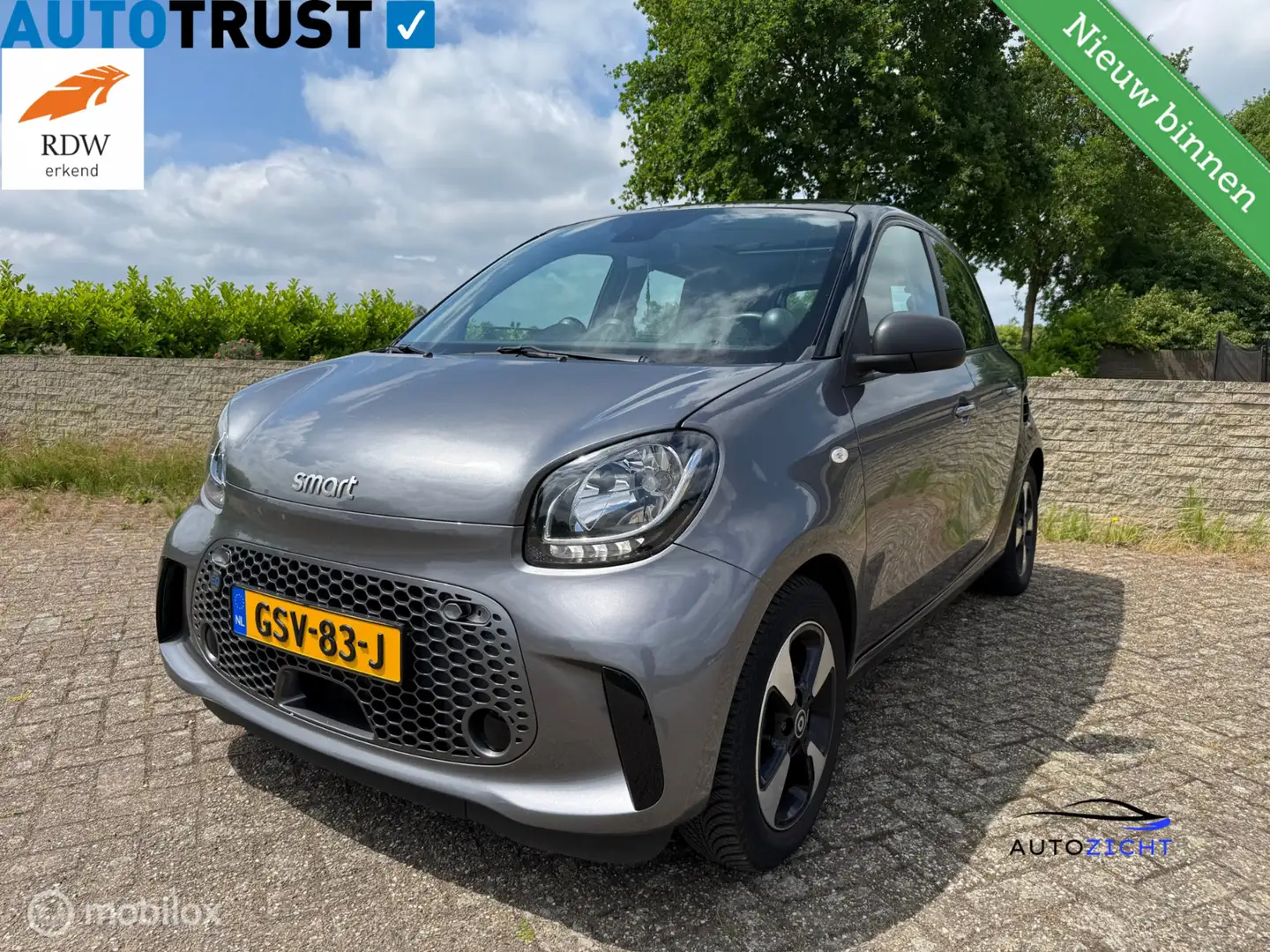 smart forFour EQ Comfort PLUS 18 kWh | Pano | Cruise | Camer Gris - 1