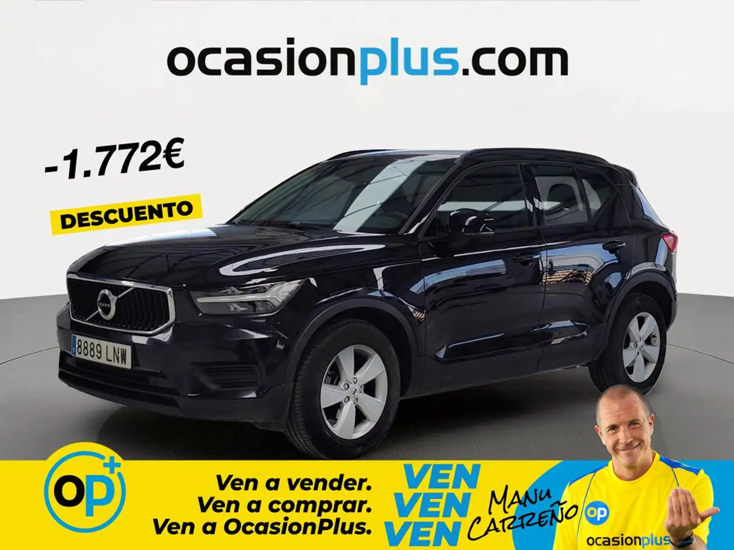 Volvo XC40 T2 Momentum Core Negro - 1