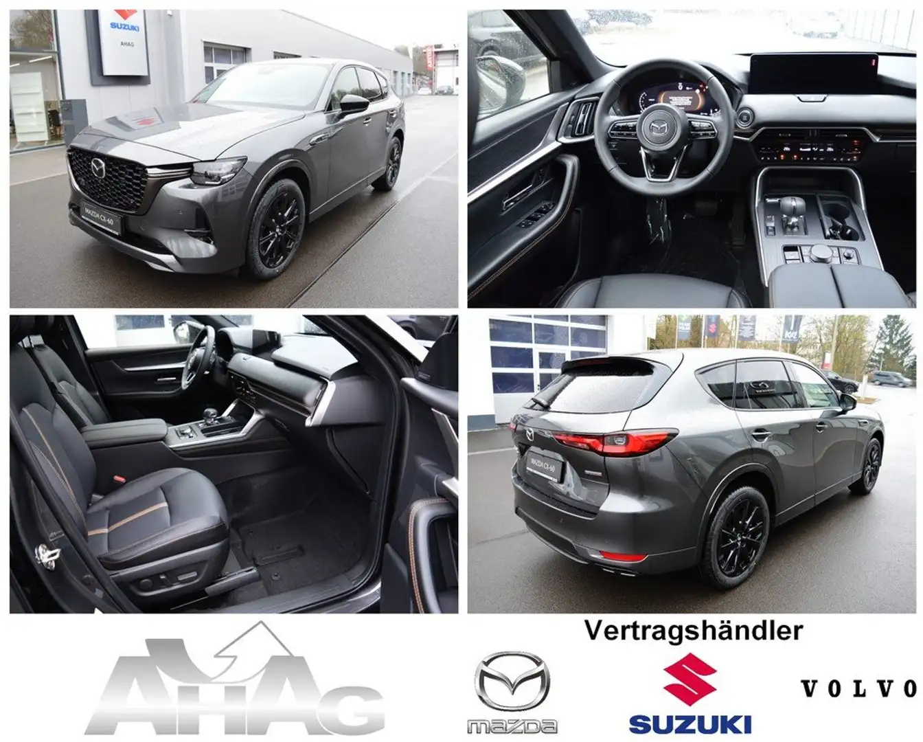 Mazda CX-60 e-SKYACTIV-D 254 AWD Homura *Voll+2025* Gris - 1