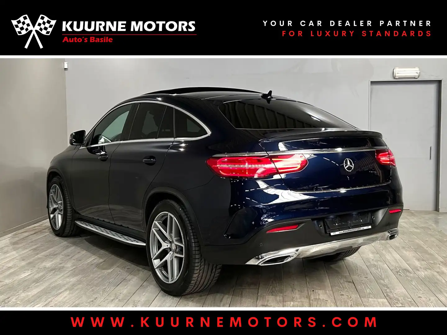 Mercedes-Benz GLE 350 d Coupé AMG Line Pano/Cam360/Led *1j garantie* Modrá - 2