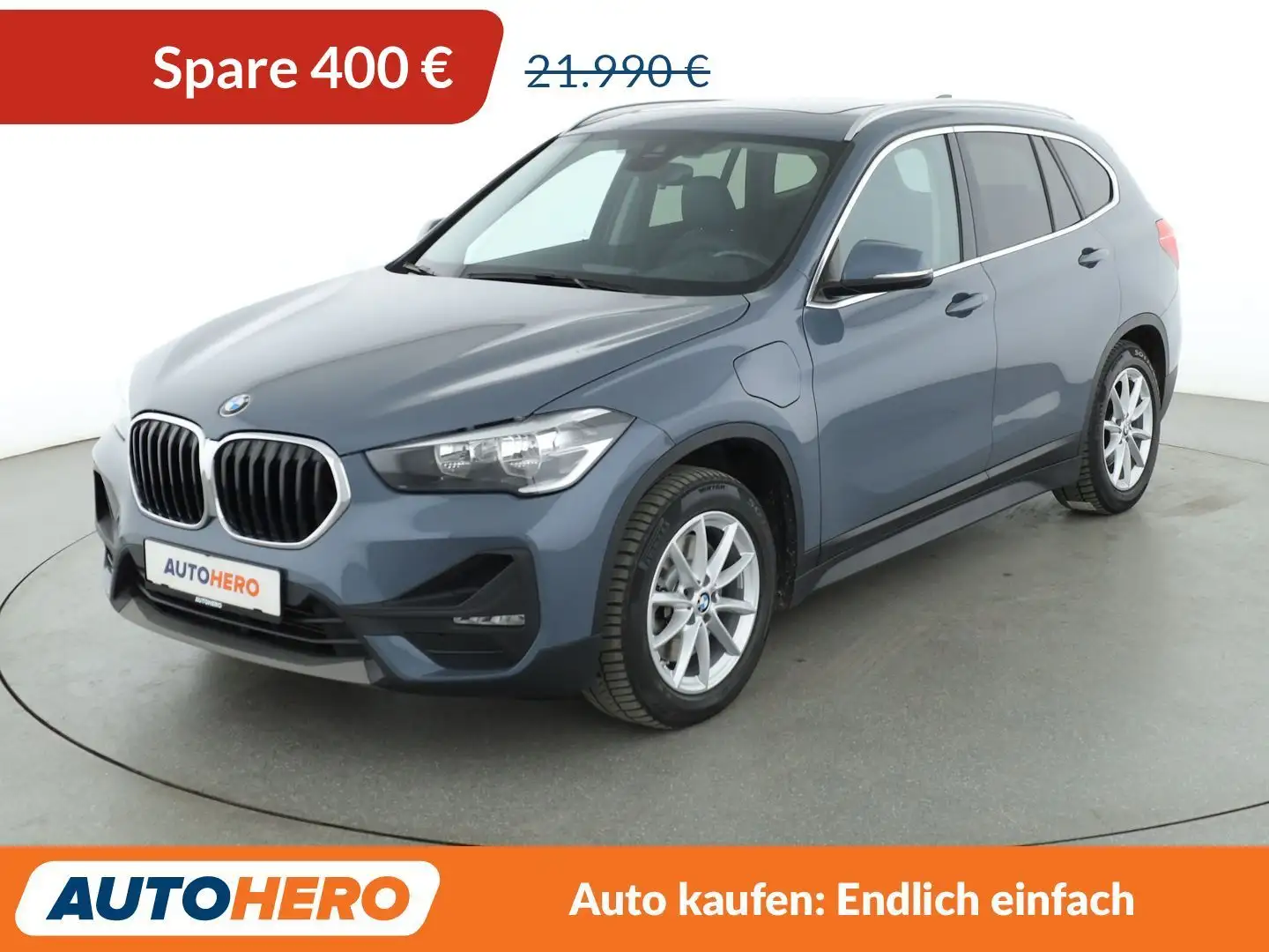 BMW X1 xDrive 25e Advantage Aut.*NAVI*TEMPO*PDC*SHZ* Grau - 1