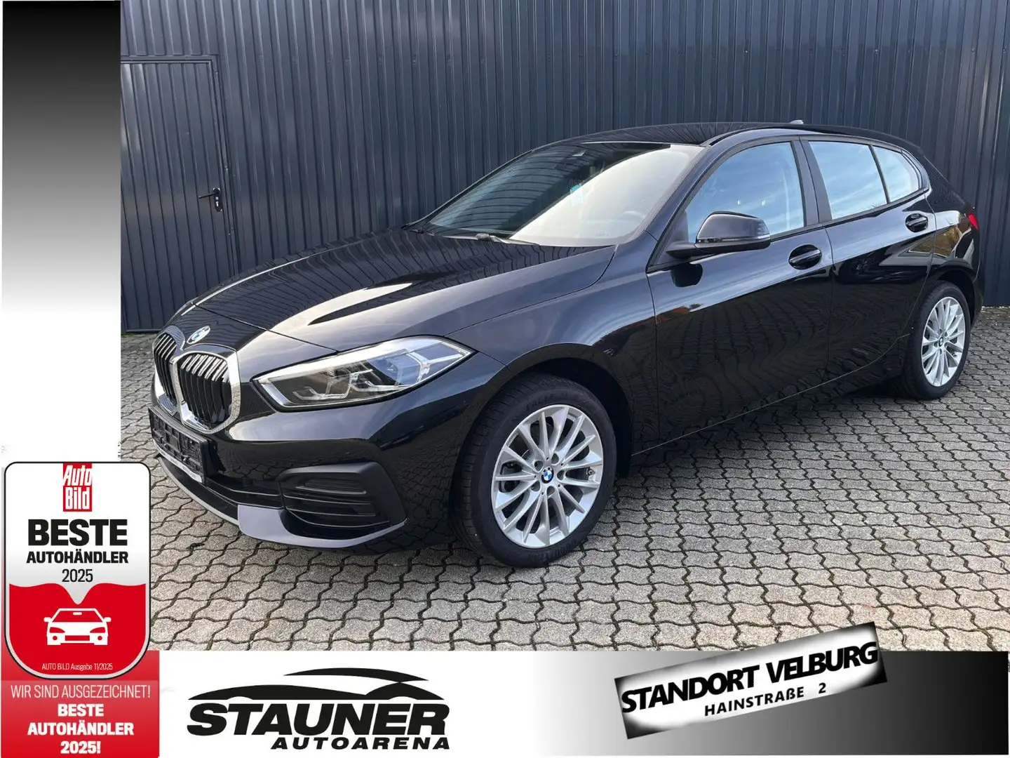 BMW 118 i 5-Türer/ Kamera/LED/Sitzh/Navi/17"LM-Räder Schwarz - 1