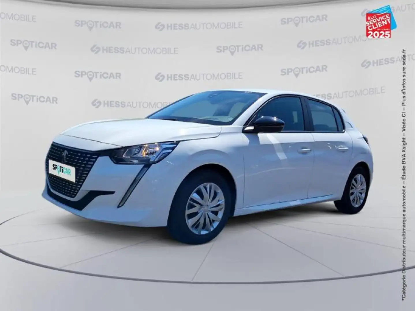 Peugeot e-208 1.5 BlueHDi 100ch S\u0026S Active Blanc - 1