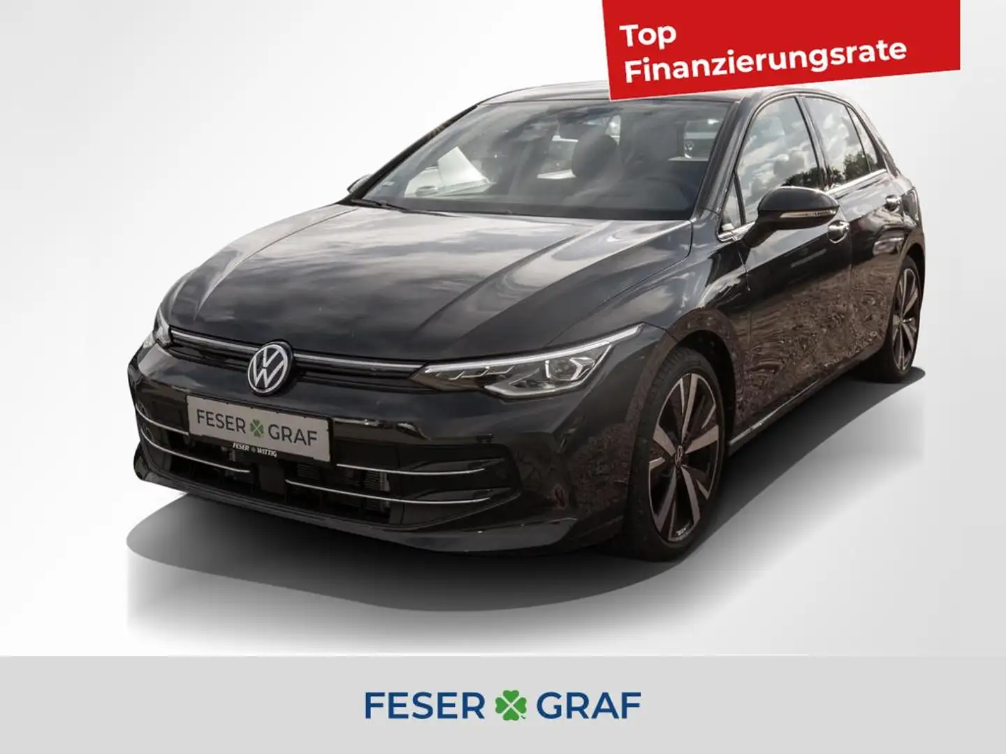 Volkswagen Golf VIII 1.5 eTSI Style DSG Matrix/AHK/HUD/ACC Gris - 1