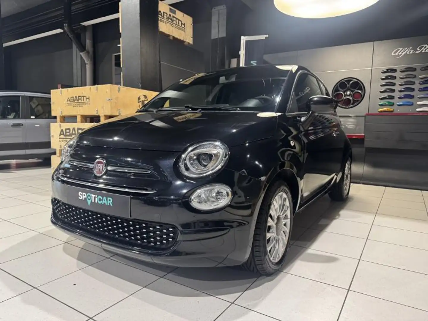 Fiat 500 serie 8 1.2 8V LOUNGE Zwart - 1