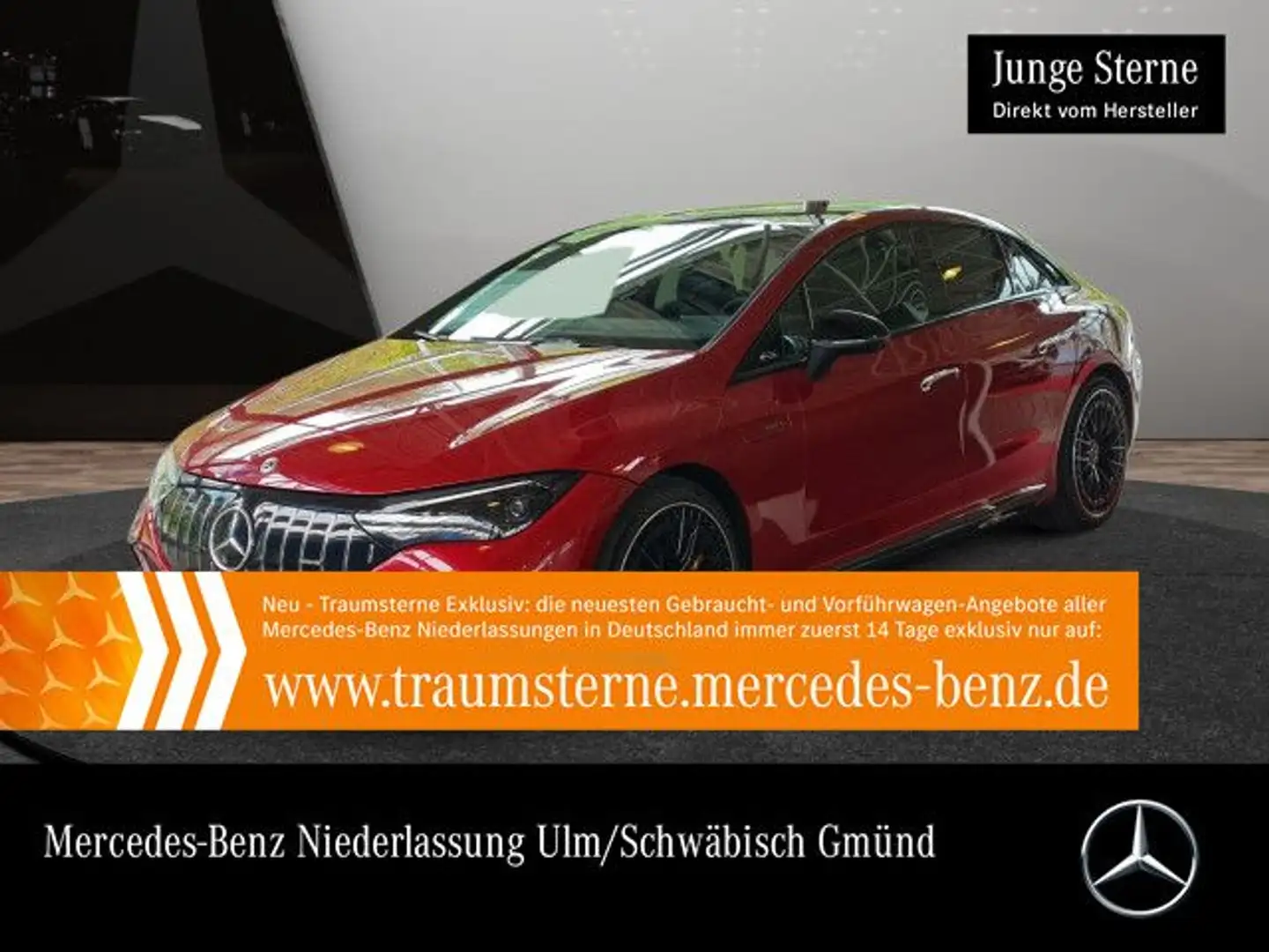 Mercedes-Benz EQE 53 AMG Keramik Driversp Fahrass WideScreen Airmat Piros - 1