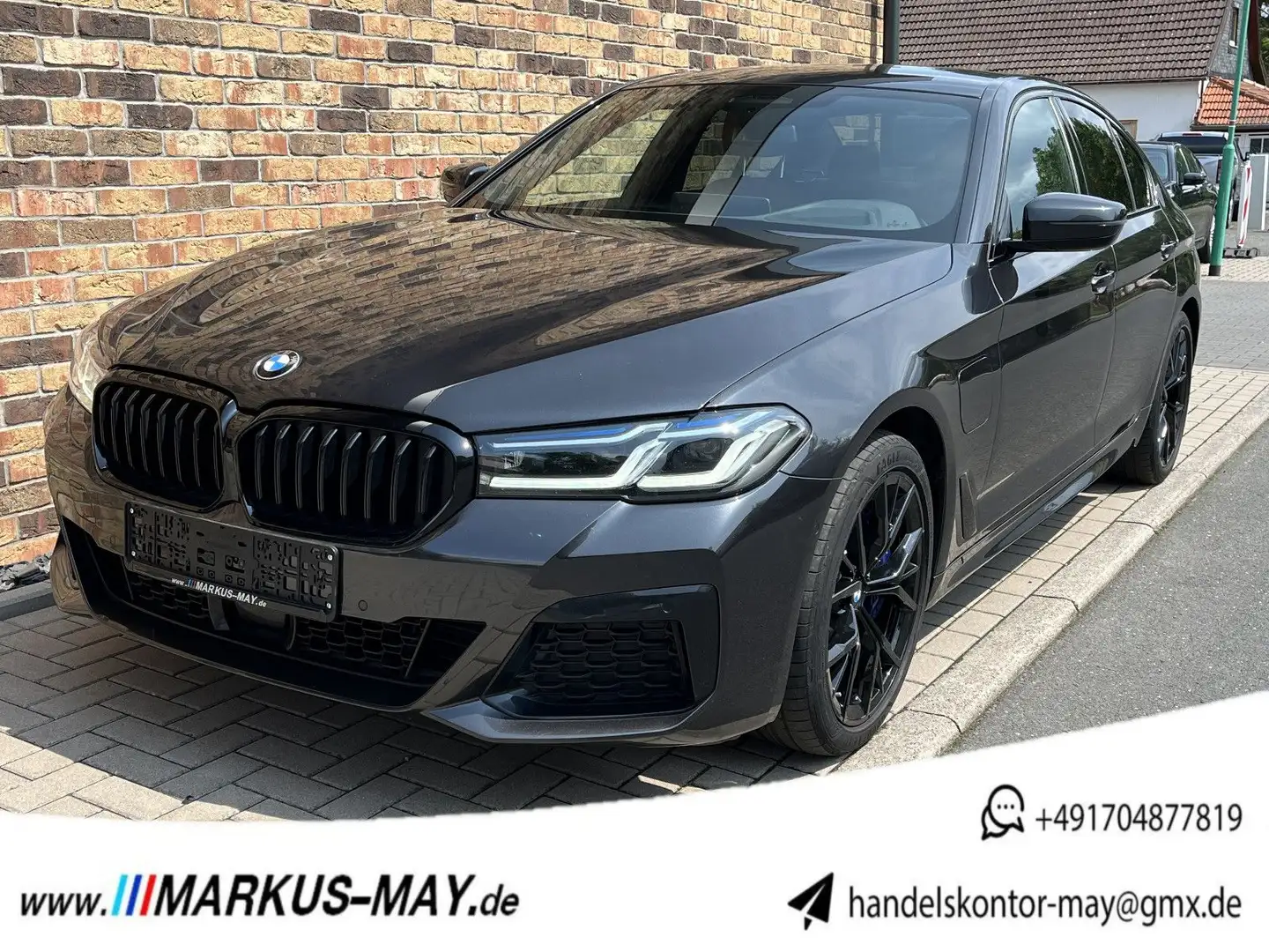 BMW 545 e xDrive M Sport Laser HUD CockpProf AHK Grigio - 1