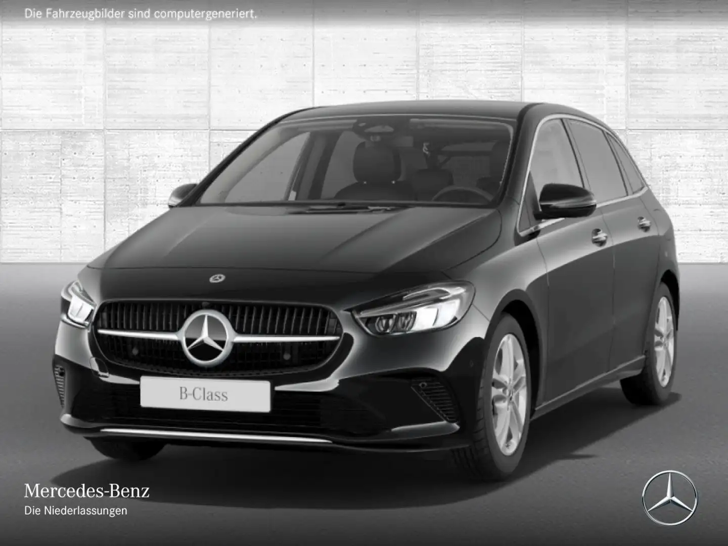 Mercedes-Benz B 200 PROGRESSIVE+AHK+LED+KAMERA+TOTW+KEYLESS+7G Zwart - 2