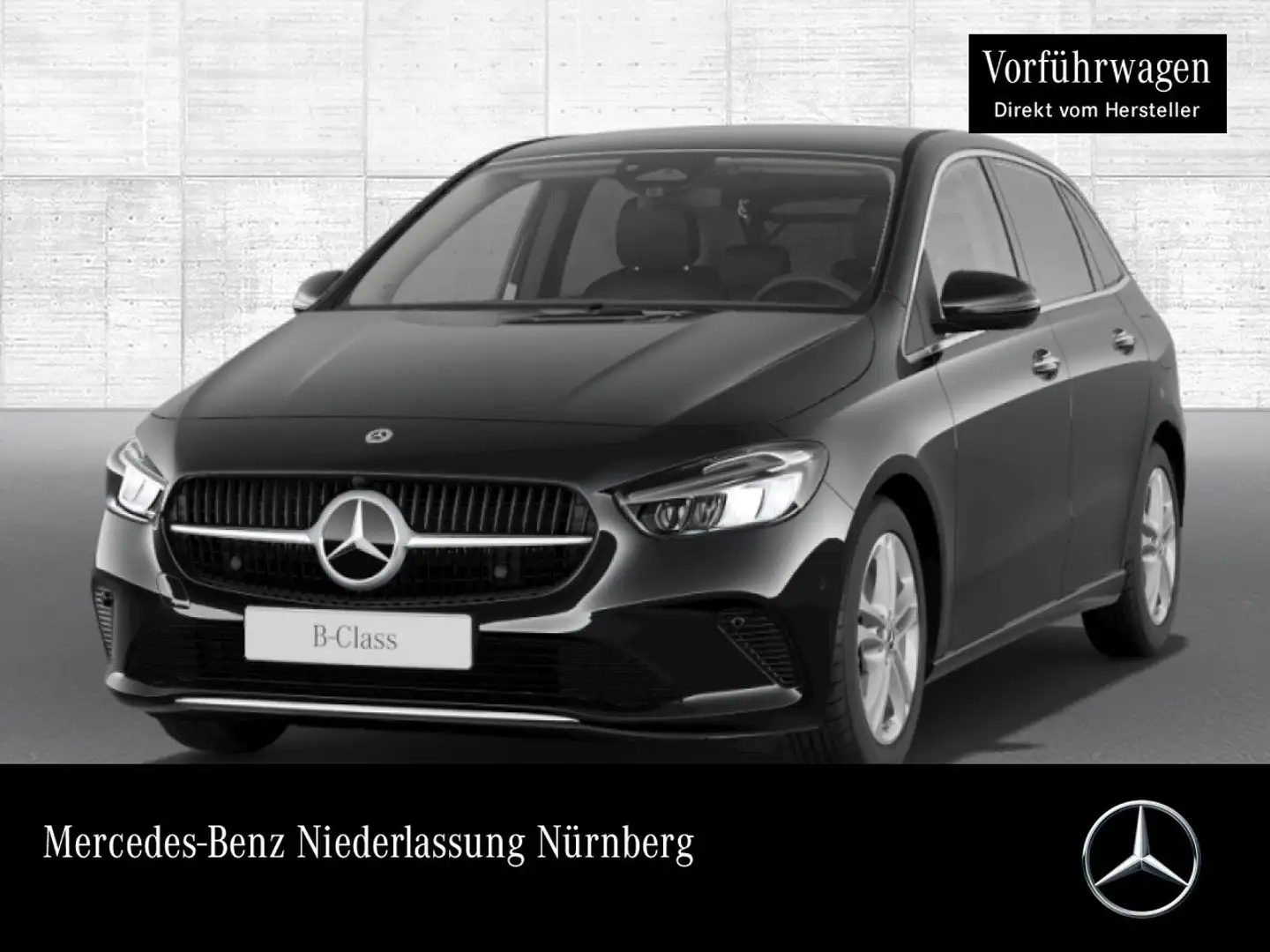 Mercedes-Benz B 200 PROGRESSIVE+AHK+LED+KAMERA+TOTW+KEYLESS+7G Zwart - 1