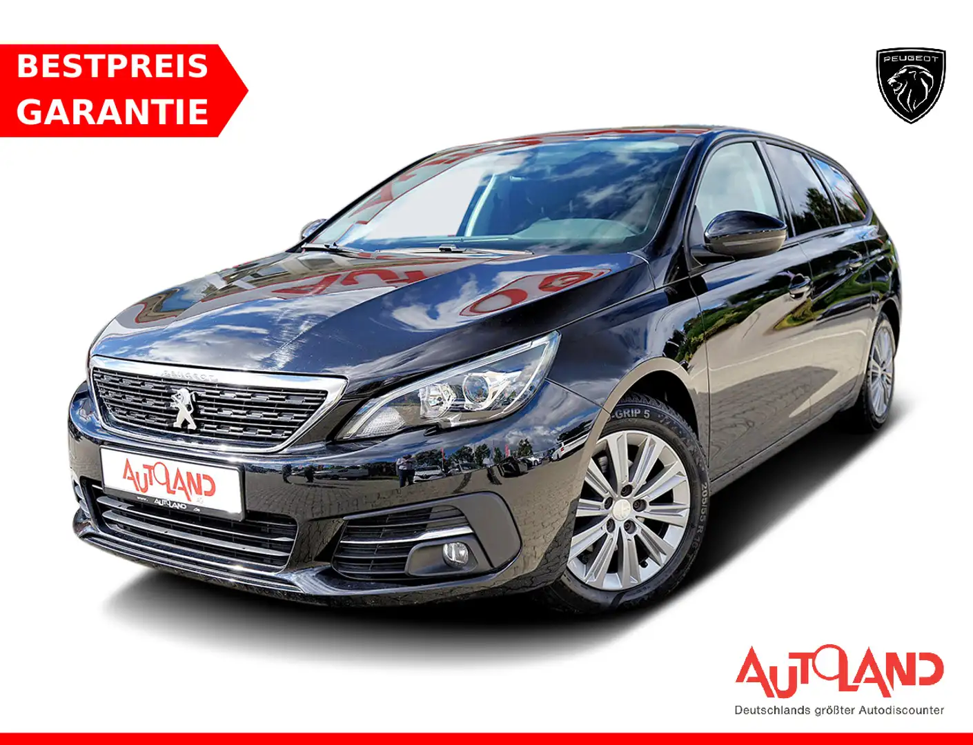 Peugeot 308 SW 1.2 12V e-THP Active Pack Navi Kamera DAB Schwarz - 1