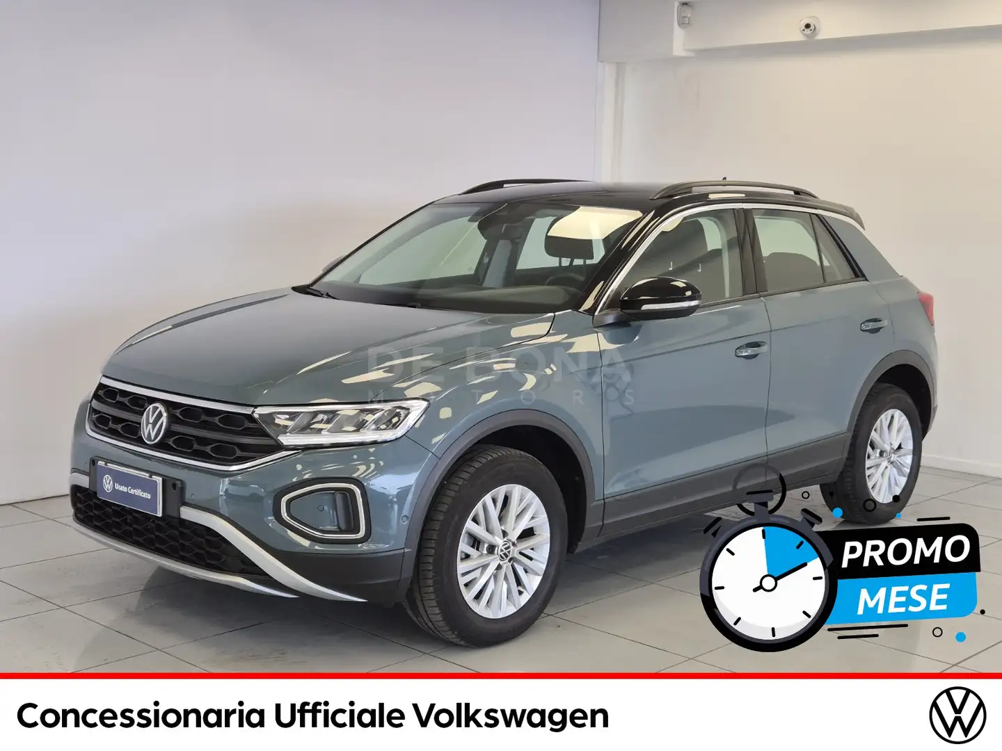 Volkswagen T-Roc 1.5 tsi life dsg Azul - 1