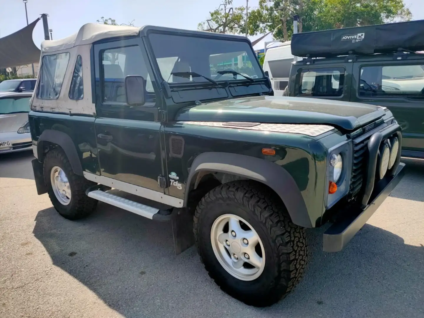 Land Rover Defender 90TDI Techo Lona Verde - 2