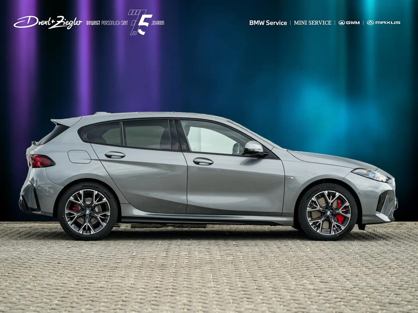 BMW 118 d M Sport PRO PANO aLED KoZg eKlappe 2-ZKlima Gris - 2