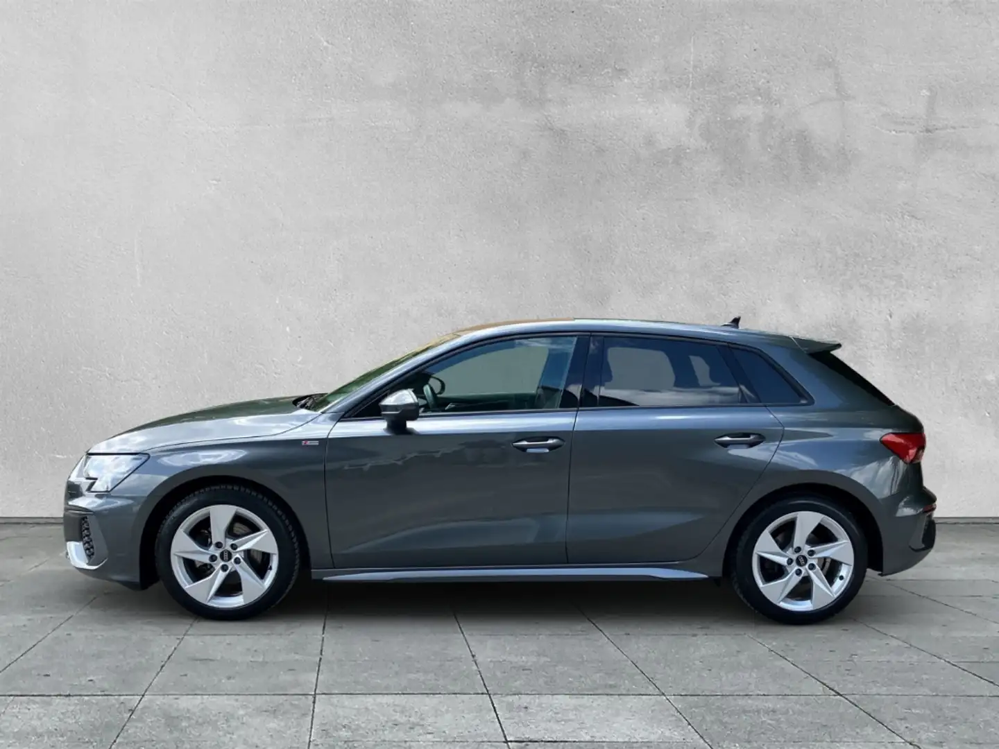 Audi A3 35 TFSI S-Line S-Tronic LED+NAVI+SHZ+ACC+DAB Gris - 2