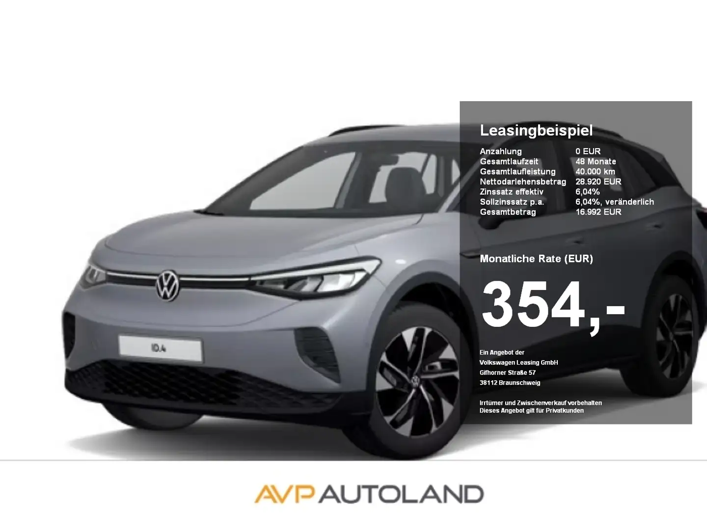 Volkswagen ID.4 Pro Performance | AHK | ACC | NAVI | LED | Grau - 1