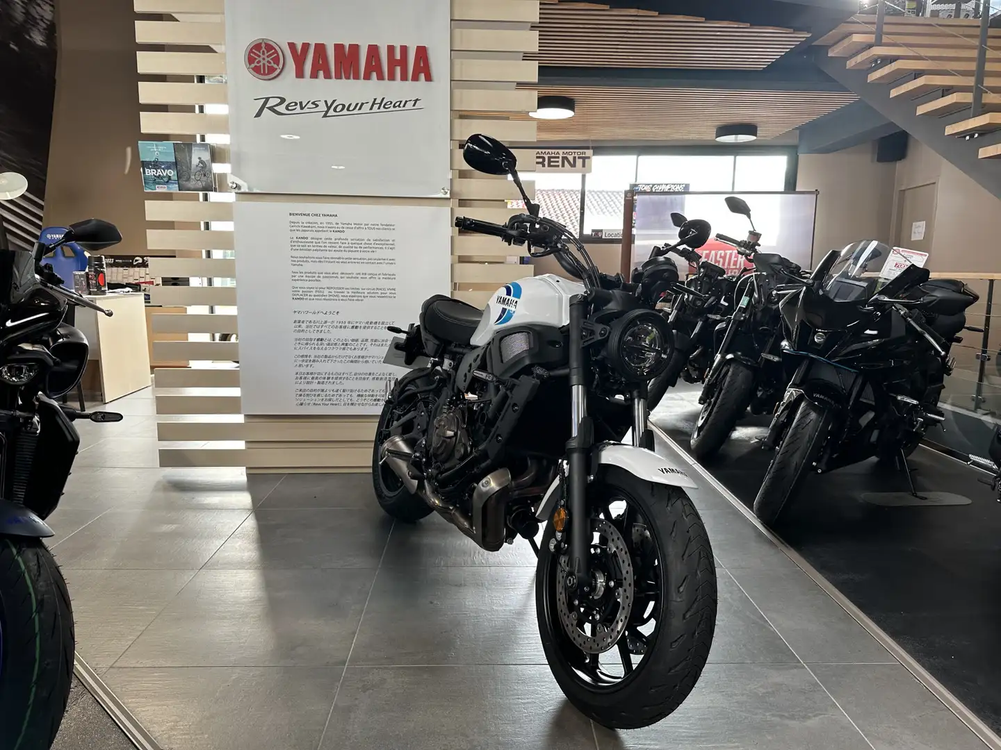 Yamaha XSR 700 Blanc - 2