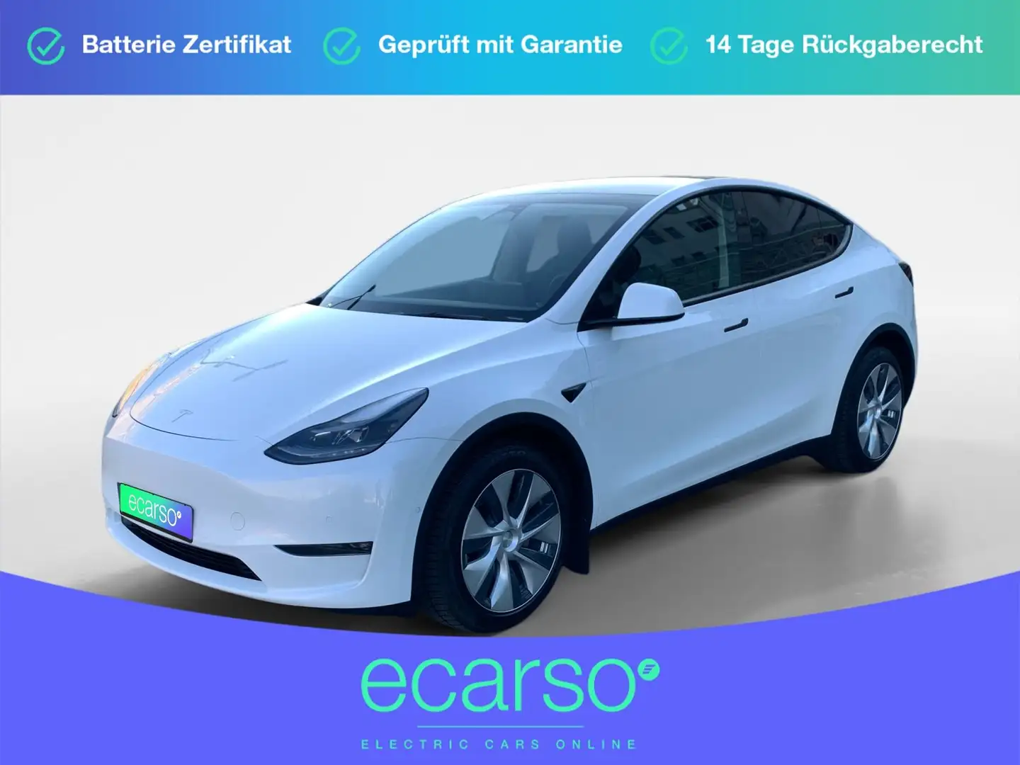 Tesla Model Y Long Range Dual AWD Blanc - 1