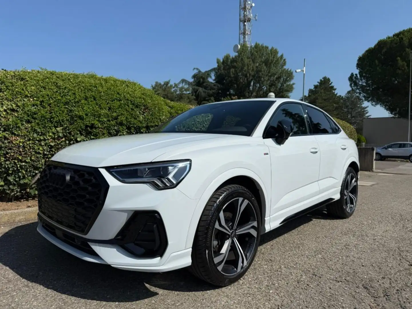 Audi Q3 SPB 35 TDI S tronic S line Black Line NAVI - PELLE Bianco - 1